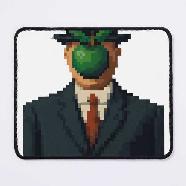 Item preview, Rene Magritte Pixelart designed and sold by AleksandriasArt.