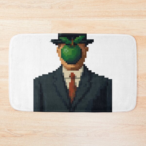 Item preview, Rene Magritte Pixelart designed and sold by AleksandriasArt.