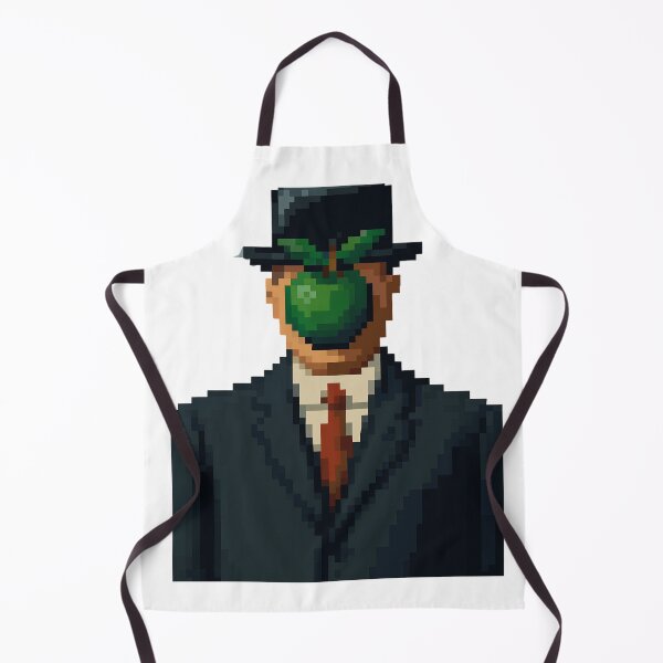 Item preview, Rene Magritte Pixelart designed and sold by AleksandriasArt.