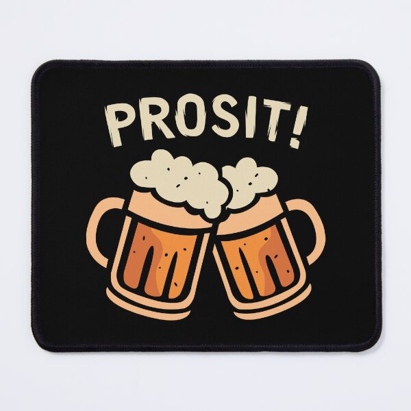 Item preview, Prosit Beer Glasses Toasting Anniversary - Celebration Comic and Cartoon designed and sold by AndreMi.