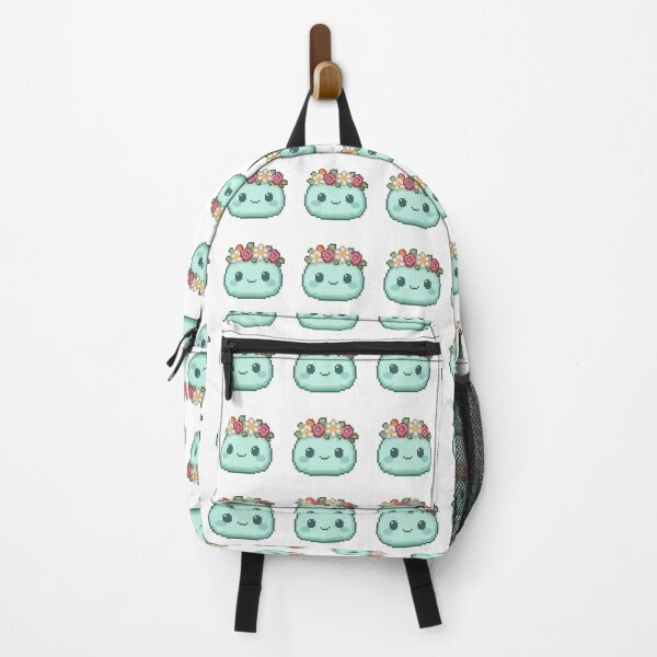 Item preview, Flower Crown Pixel Mochi - Winter Mint designed and sold by retro_pixel.