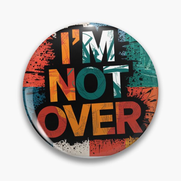 Item preview, I'M NOT OVER – Resilience and Mental Health Motivational T-Shirt designed and sold by mtpurecreativity.
