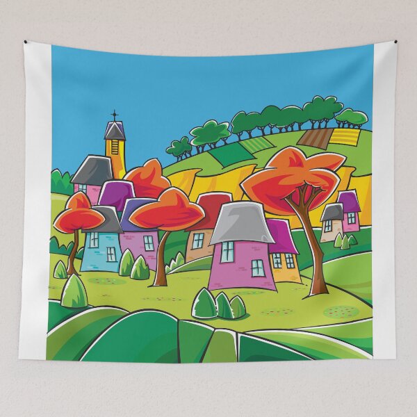 Item preview, WELCOME HOME - COLOURFUL MODERN STYLE POSTER designed and sold by Robert Hills.