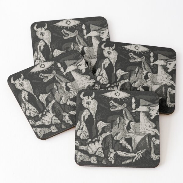 Item preview, Guernica Pablo Picasso Pixelart designed and sold by AleksandriasArt.