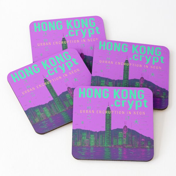 Item preview, HONG KONG.crypt // URBAN ENCRYPTION IN NEON designed and sold by VitalCostaRica.
