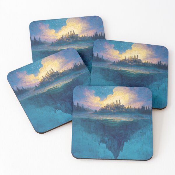 Item preview, Floating City Inverted World Chaos designed and sold by MidArtForge.