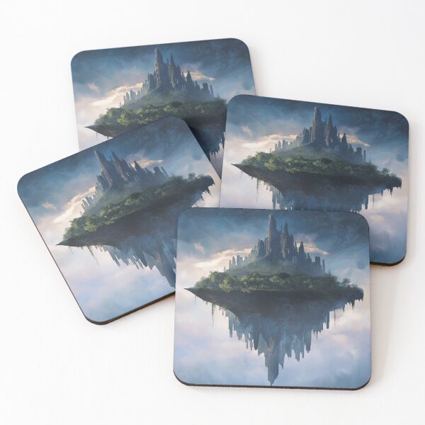 Item preview, Floating City Inverted World Chaos designed and sold by MidArtForge.