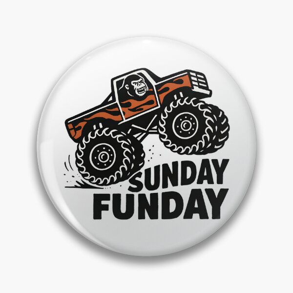 Item preview, Sunday Funday Gorilla Monster Truck Old School Tattoo designed and sold by RustBreaker.