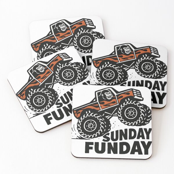 Item preview, Sunday Funday Gorilla Monster Truck Old School Tattoo designed and sold by RustBreaker.