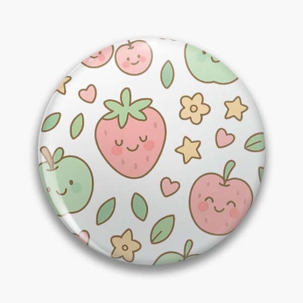 Item preview, Pastel Fruit Party – Kawaii Pattern Design designed and sold by KomoriYuki.