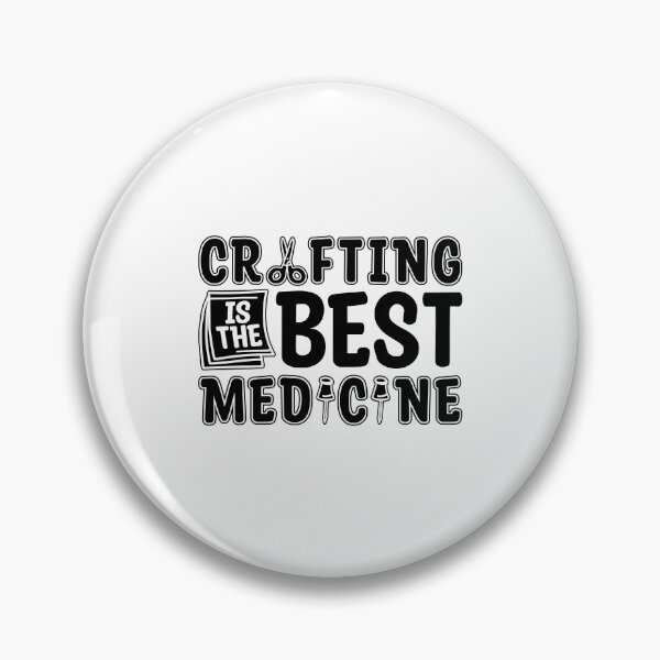 Item preview, Crafting Is The Best Medicine Artwork Scrapbooker designed and sold by tshirtconcepts.