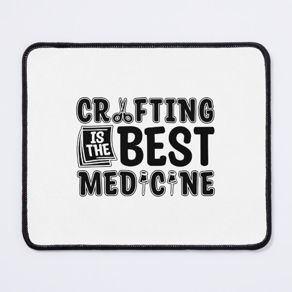 Item preview, Crafting Is The Best Medicine Artwork Scrapbooker designed and sold by tshirtconcepts.