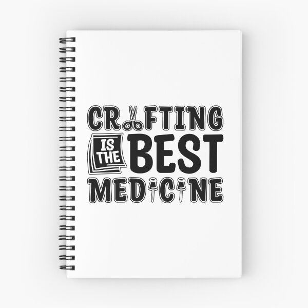 Item preview, Crafting Is The Best Medicine Artwork Scrapbooker designed and sold by tshirtconcepts.