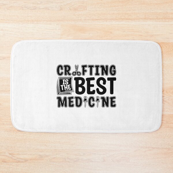 Item preview, Crafting Is The Best Medicine Artwork Scrapbooker designed and sold by tshirtconcepts.