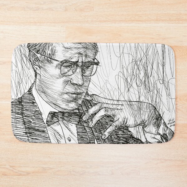 Item preview, ROSTROPOVICH ink portrait designed and sold by lautir.