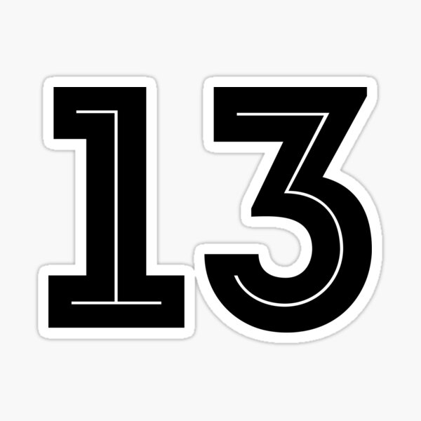 N ° 13 - Copa del mundo 2018 Pegatina