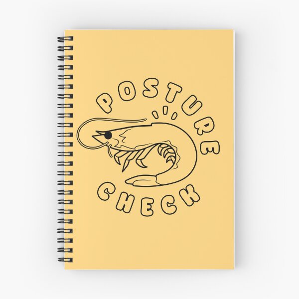 Item preview, Posture Check Shrimp (Black Lines) designed and sold by nirners.