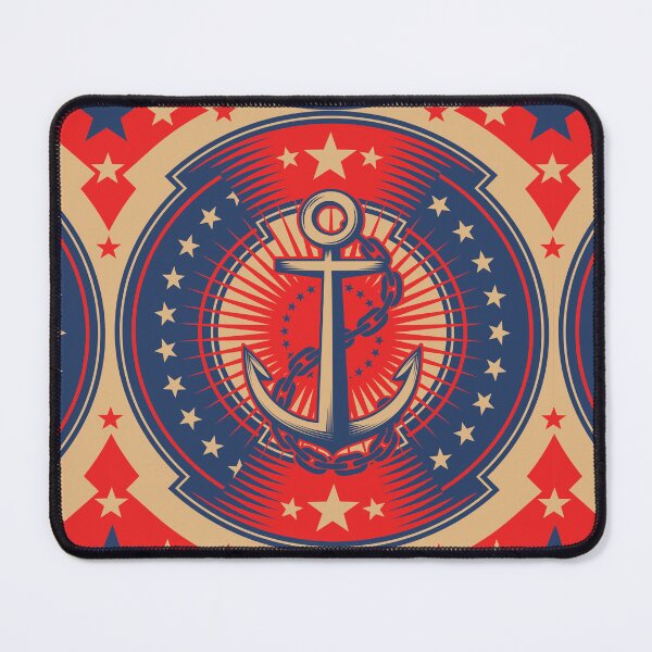 Item preview, Americana Anchor & Stars designed and sold by wickedpretty.