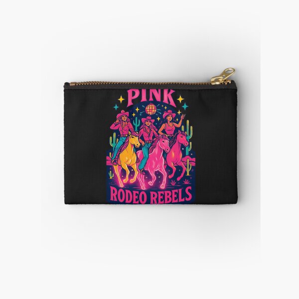 Item preview, Pink Rodeo Rebels: Cowgirl Squad Western Aesthetic Art Print designed and sold by Moad Fahim.