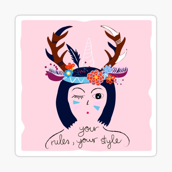 Your Rules Your Style Sticker