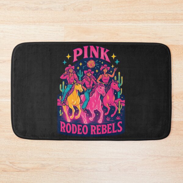Item preview, Pink Rodeo Rebels: Cowgirl Squad Western Aesthetic Art Print designed and sold by Moad Fahim.