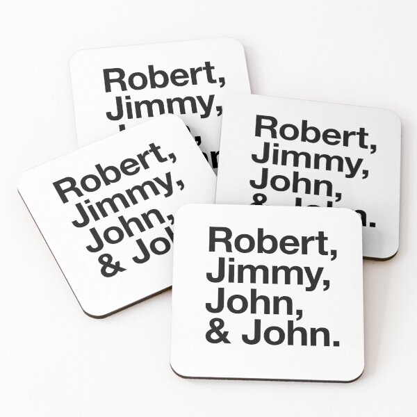 Item preview, Rock Music Tribute Design | Robert, Jimmy, John & John. designed and sold by Rodney's Marketplace.