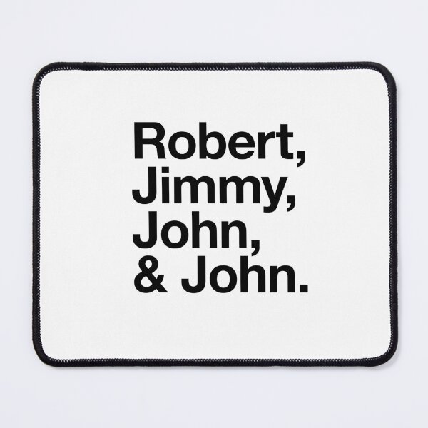 Item preview, Rock Music Tribute Design | Robert, Jimmy, John & John. designed and sold by Rodney's Marketplace.