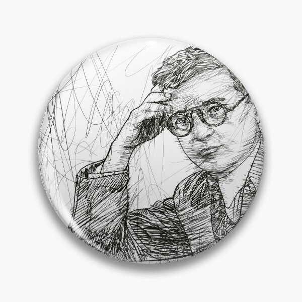 Item preview, DMITRI SHOSTAKOVICH - ink portrait .2 designed and sold by lautir.