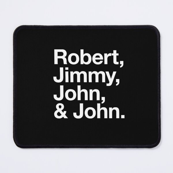 Item preview, Rock Music Tribute Design | Robert, Jimmy, John & John. designed and sold by Rodney's Marketplace.