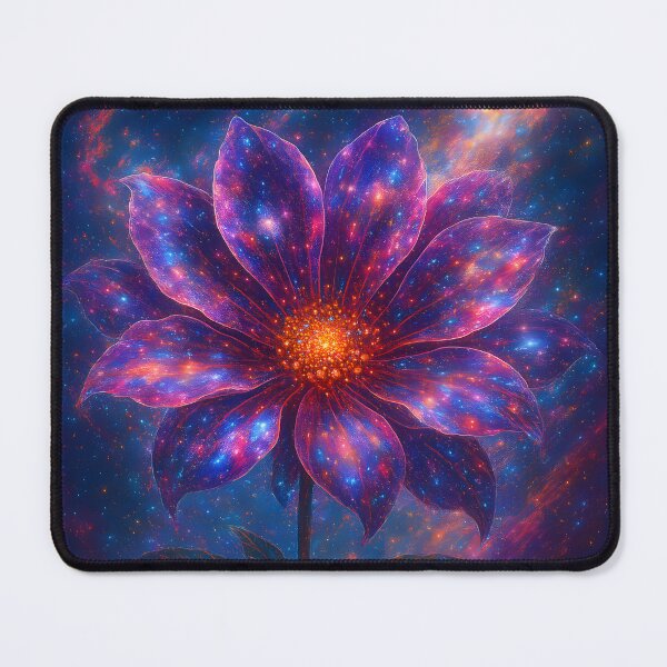 Item preview, Nebula Bloom – Cosmic Flower in Space designed and sold by FusionGaze.