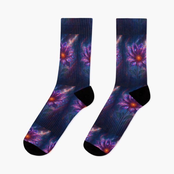 Item preview, Nebula Bloom – Cosmic Flower in Space designed and sold by FusionGaze.