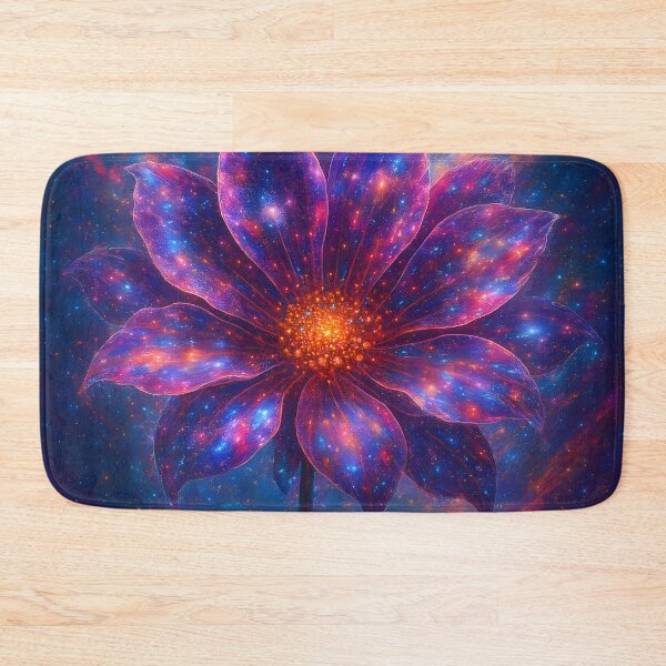 Item preview, Nebula Bloom – Cosmic Flower in Space designed and sold by FusionGaze.