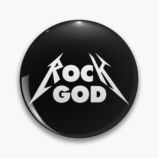 Item preview, 'Rock God' | Rock Music Design in white designed and sold by Rodney's Marketplace.