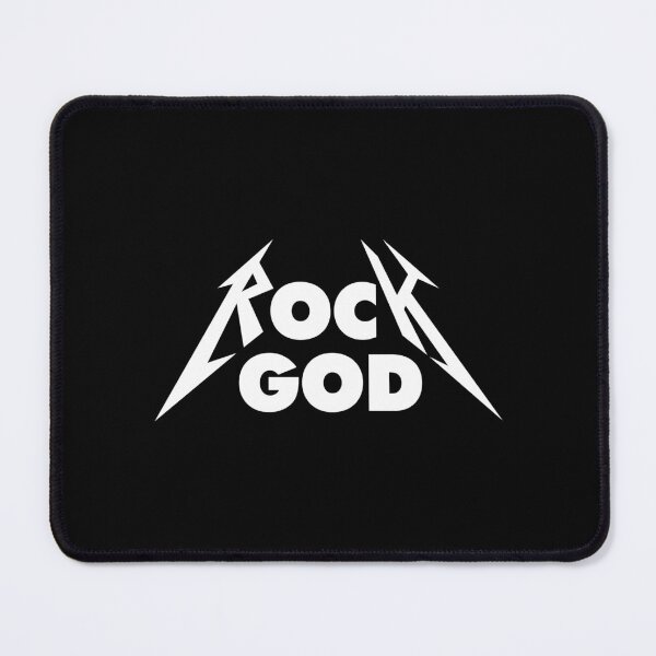 Item preview, 'Rock God' | Rock Music Design in white designed and sold by Rodney's Marketplace.