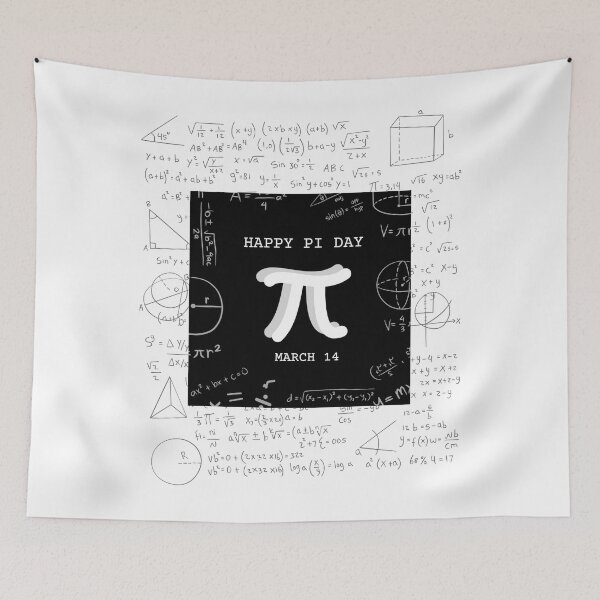 Item preview, Happy Pi Day – Funny Math Design with Equations designed and sold by E20STUDIO.