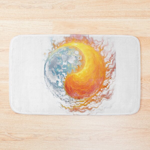 Item preview, Yin Yang Universal Flow designed and sold by Health And Fitness Posts e-Store.