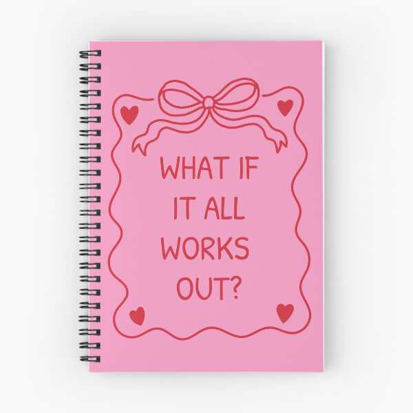 Item preview, What if it all works out? - Coquette aesthetic - Red and Pink - Preppy bow and hearts designed and sold by thelustrous.