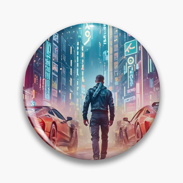 Item preview, Cyber Punk City Race To Synthwave designed and sold by Ink Art Design.