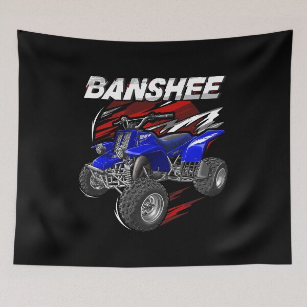 Artikelvorschau, Yamaha Banshee 350 2001 für Motorradfahrer entworfen und verkauft von MotoApparelHub.
