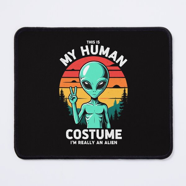 Item preview, This Is My Human Costume – Funny I'm Really An Alien Halloween Costume designed and sold by HalloweenGift.