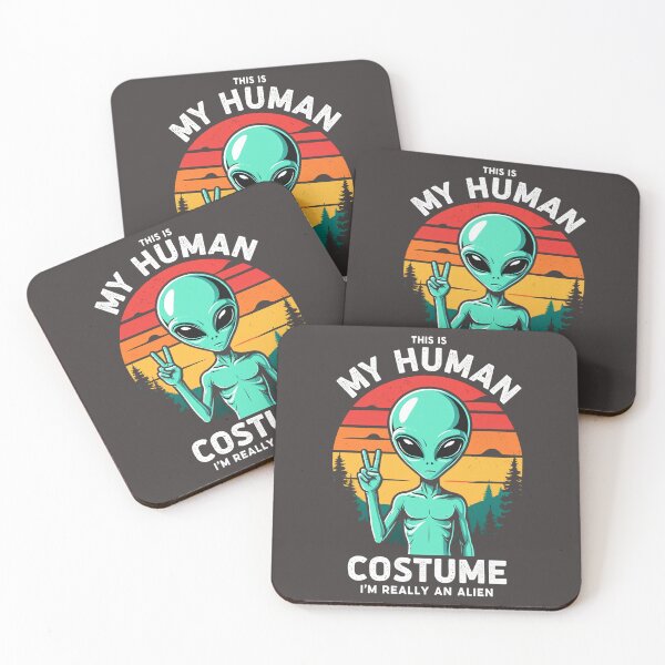 Item preview, This Is My Human Costume – Funny I'm Really An Alien Halloween Costume designed and sold by HalloweenGift.