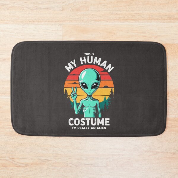 Item preview, This Is My Human Costume – Funny I'm Really An Alien Halloween Costume designed and sold by HalloweenGift.