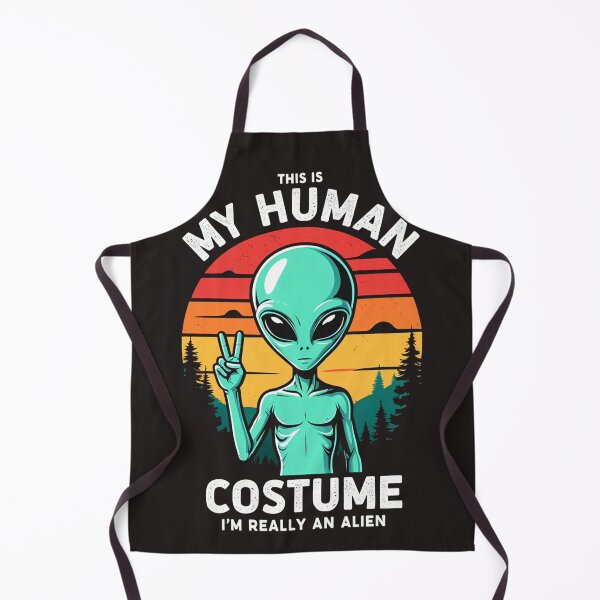 Item preview, This Is My Human Costume – Funny I'm Really An Alien Halloween Costume designed and sold by HalloweenGift.