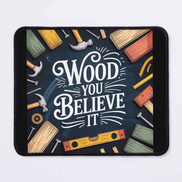 Item preview, Wood You Believe It?” – A Punny Tribute to Craftsmanship designed and sold by ForeverPrintsOK.
