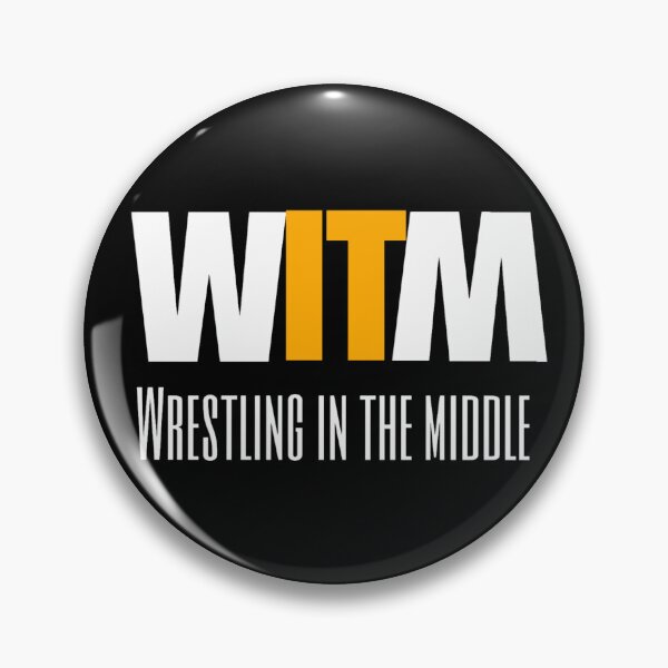 Item preview, Wrestling in the Middle (Classic Gold AE-Dub Design) designed and sold by WrestlingMiddle.