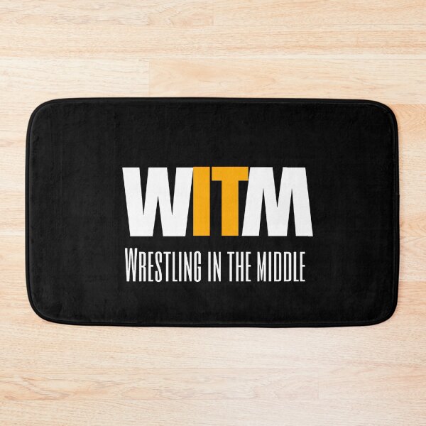 Item preview, Wrestling in the Middle (Classic Gold AE-Dub Design) designed and sold by WrestlingMiddle.