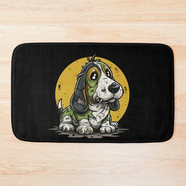 Item preview, Basset Hound Zombie, Golden Moon, Cute core, Dead Core designed and sold by DeadCuteKennel.