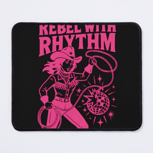 Item preview, Rebel With Rhythm - Disco Cowgirl designed and sold by Moad Fahim.