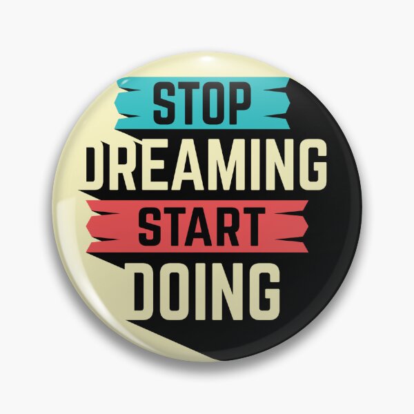 Item preview, Stop Dreaming Start Doing – Motivational Quote Design designed and sold by MockupVision.