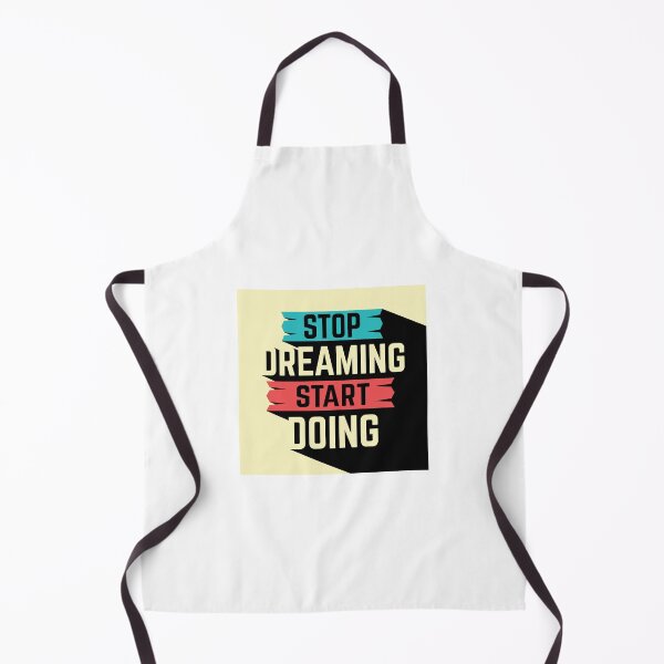 Item preview, Stop Dreaming Start Doing – Motivational Quote Design designed and sold by MockupVision.